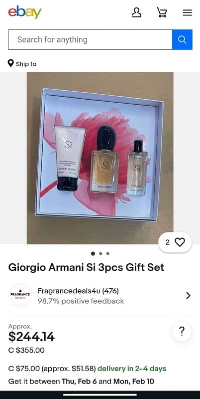 Giorgio Armani Si 3pcs Set 11