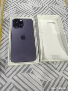 Iphone 14 pro max 128 GB pta approved.