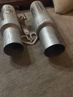 hks exhausts medium and large 2 for sale all in working