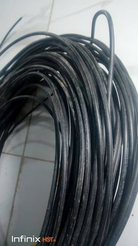 fiber cable 2 core  2 months used 0