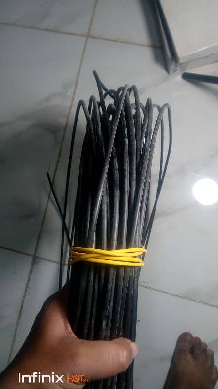 fiber cable 2 core  2 months used 1