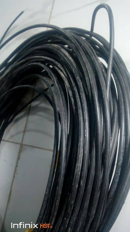 fiber cable 2 core  2 months used 4