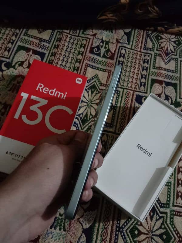 Redmi 13 C with original Charger & box 1