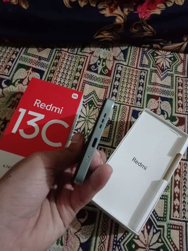 Redmi 13 C with original Charger & box 5