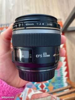 Canon Ef-S 60mm f/2.8  Autofocus macro lens.