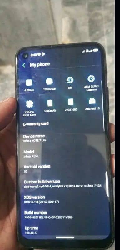 infinix note 7lite full box 1