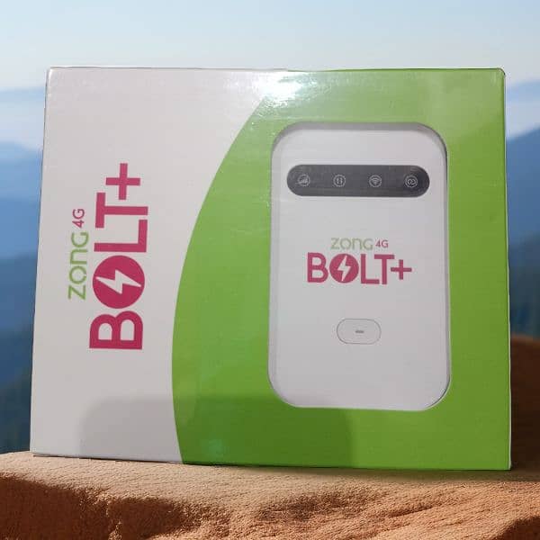 Zong 4G MBB Bolt+ Portable Internet Wireless WiFi Device COD Available 0