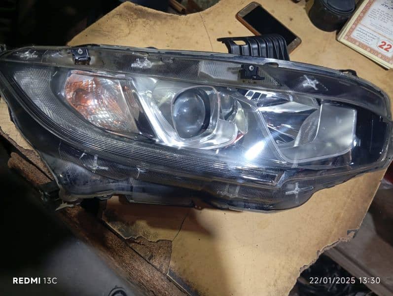 Honda civic 17-21 model headlights 2