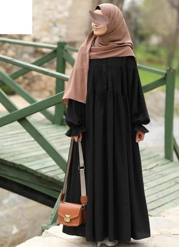 beautiful And simple abayas 2