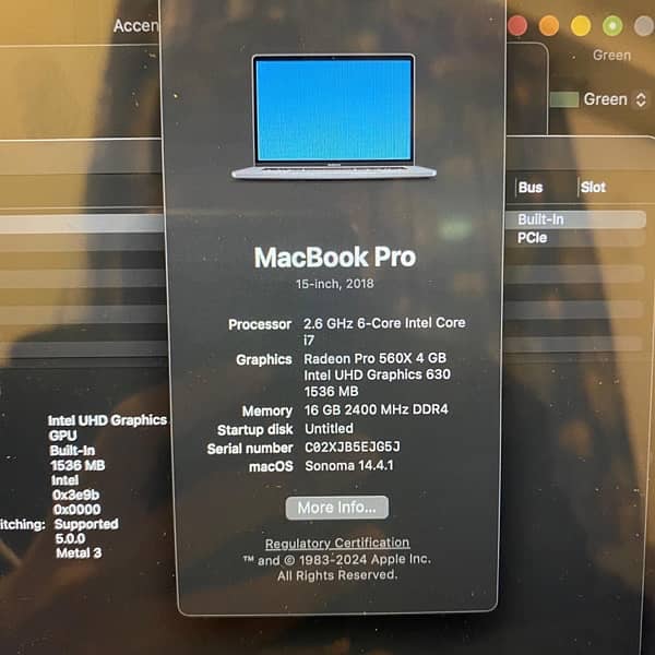 Macbook pro 2018 4