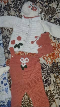 Hand made sweaters 5/6/7 months