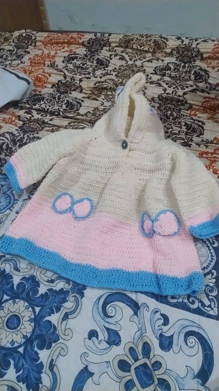 Hand made sweaters 5/6/7 months 1