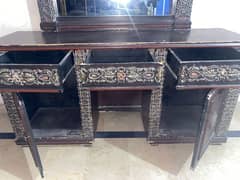 wooden dressing table