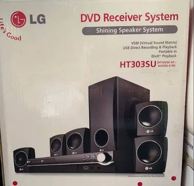 LG DVD/CD RECEIVER HT303SU 0