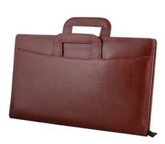 File Folder Lather Document Bag فائل فولڈر دستاویز کا بیگ (Imported)