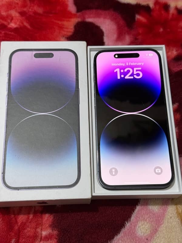 iphone 14 pro jv 1TB with box 1