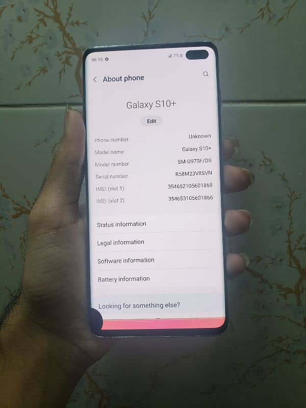 Samsung S10 plus official pta approved dual physical 0