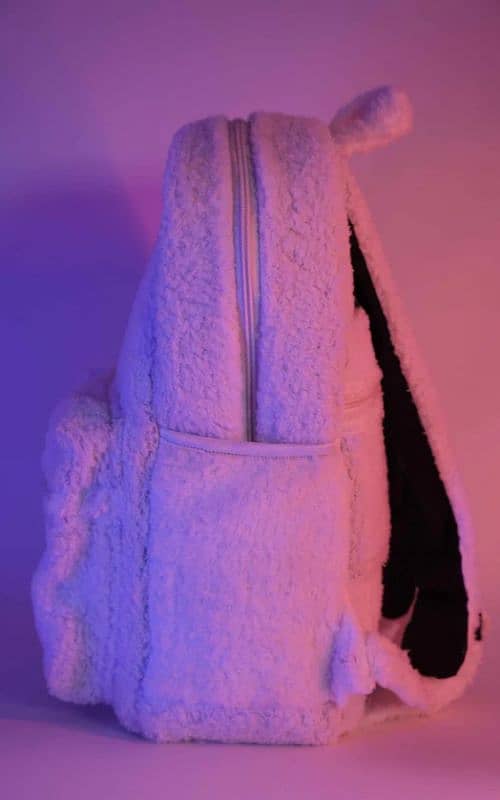 White Sherpa Backpack 3