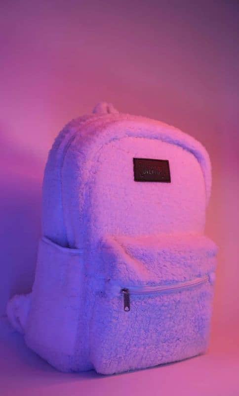 White Sherpa Backpack 6