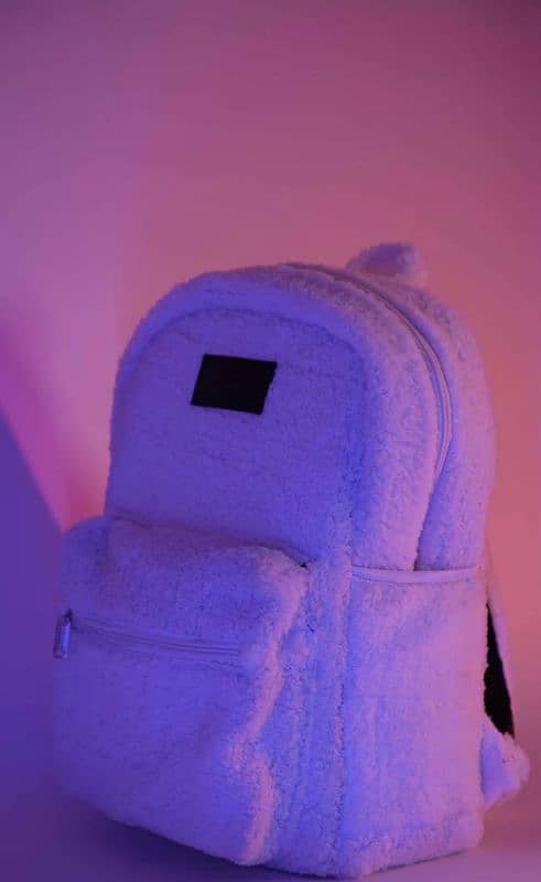 White Sherpa Backpack 11