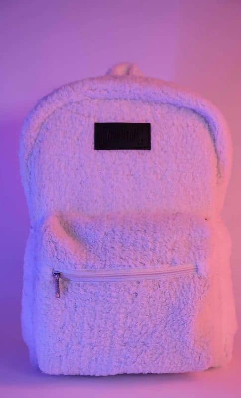 White Sherpa Backpack 12