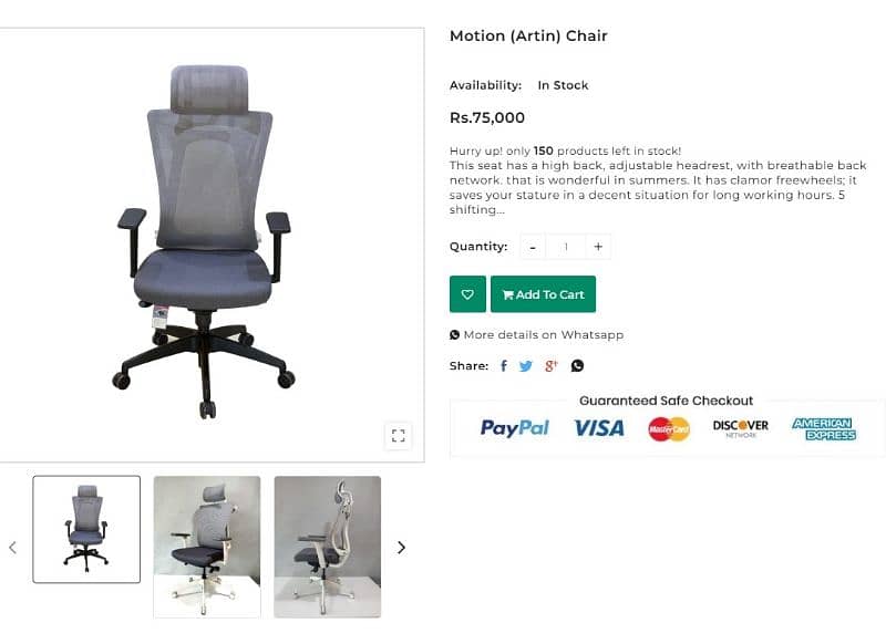 Executive Revolving Chair (Medicated) only 15 days used, New Price 70k 2