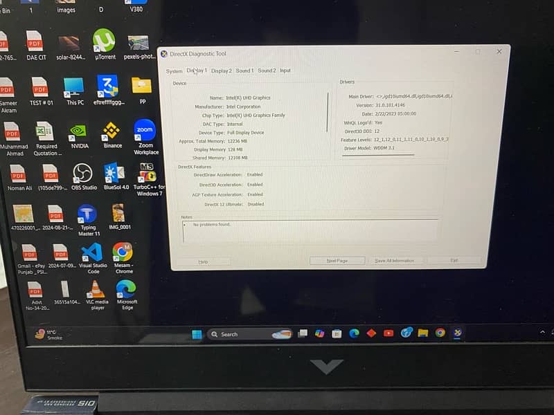 HP victus 15 i5 13th 6gb nvidia RTX 5