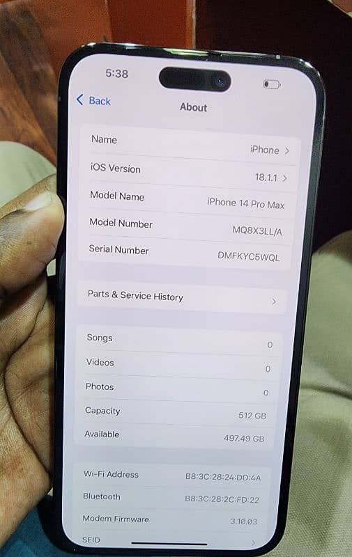 I phone 14 pro max Factory unlock 512gb 2