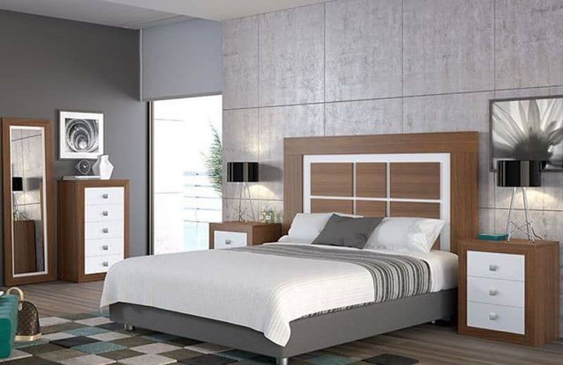 Modern Beds, Bedset, dressing table 16