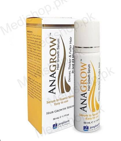 Jenpharm - Anagrow Hair Growth Foamy Serum 50ml 0