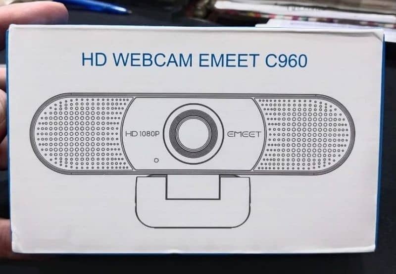 FHD 1080P Webcam with Dual Microphones 0