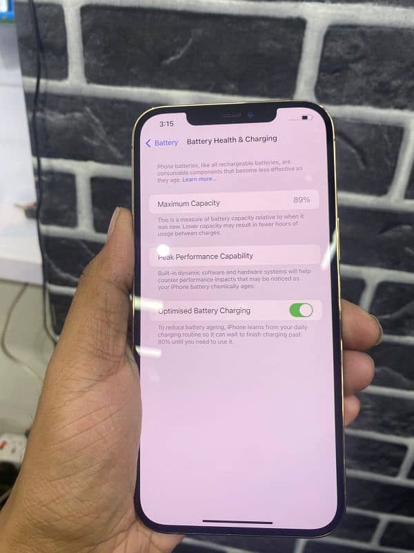 I Phone 12pro Max 128GB PTA Official 5