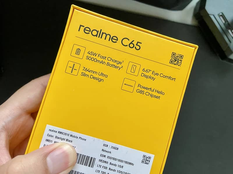 REALME C65 BOX PACK (PTA APPROVED) 2