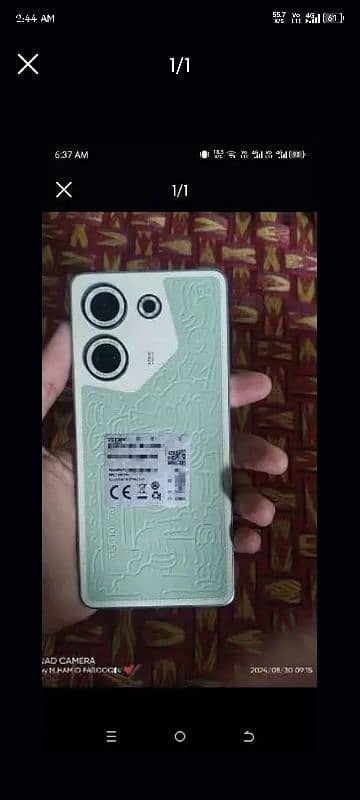 Tecno Camon 20 8gb ram 256 gb memory and extend Ram 0