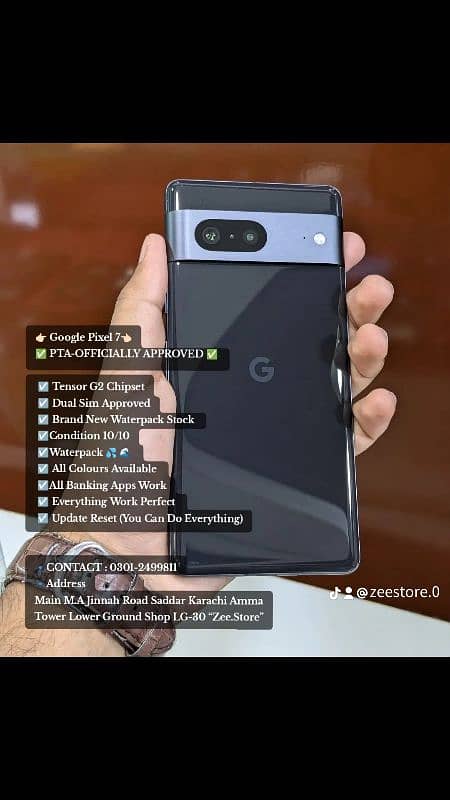 Google Pixel 7 - Pixel 6A (Pta Official Approved) 0