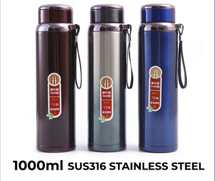 Premium Sports Stainless Steel Vacuum Flasks – Hot & Cold 6