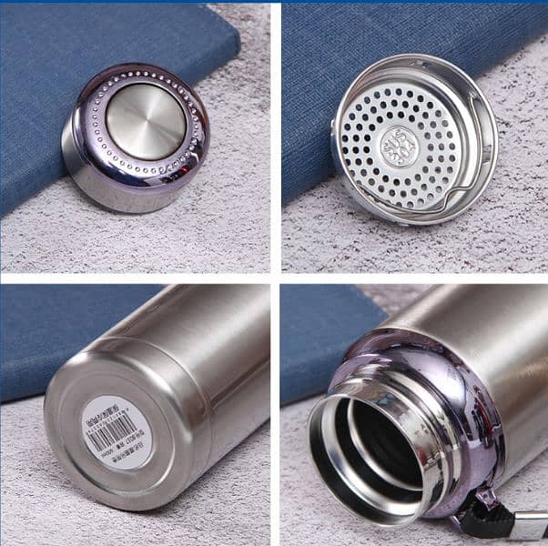 Premium Sports Stainless Steel Vacuum Flasks – Hot & Cold 9