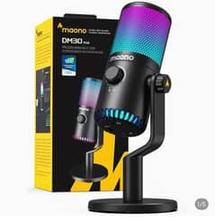 MAONO DM30 RGB USB Microphone Best for Podcast Boxed Packed