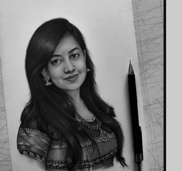 "Handmade Pencil Sketch – Order Now 2