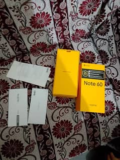 Realme Note 60 4+4 64 with full Box Assesries