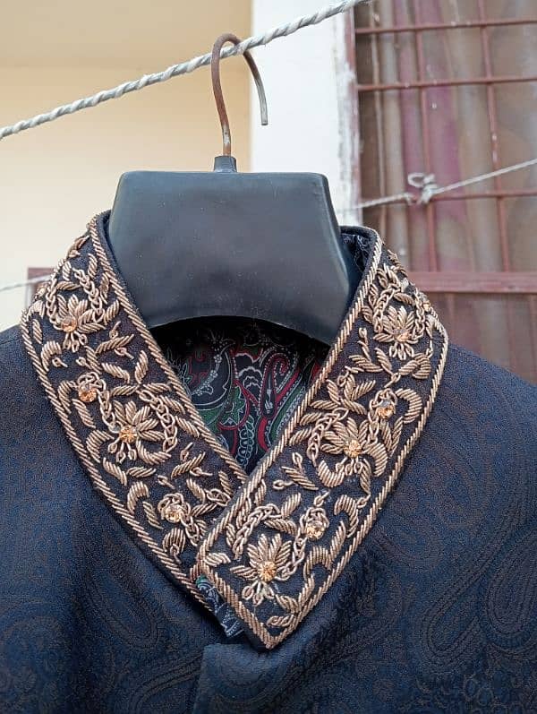 Sherwani Black 1