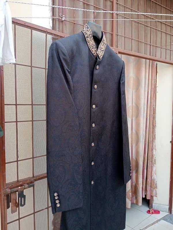 Sherwani Black 2