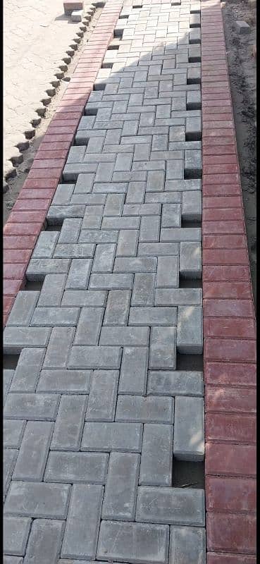 pavers, Tuff tiles, chemical Tuff tiles, curb stone, Garss jali 4