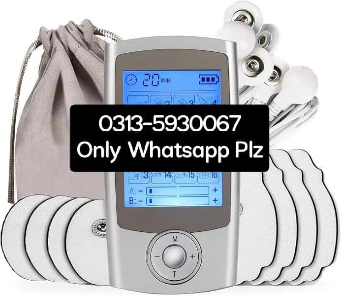 EMS TENS Device,EMS TENS Machine 2 Channels TENS Stimulater 0