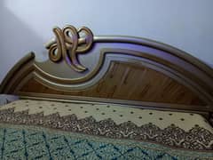 King Size bed with Almirah (Deco Paint)