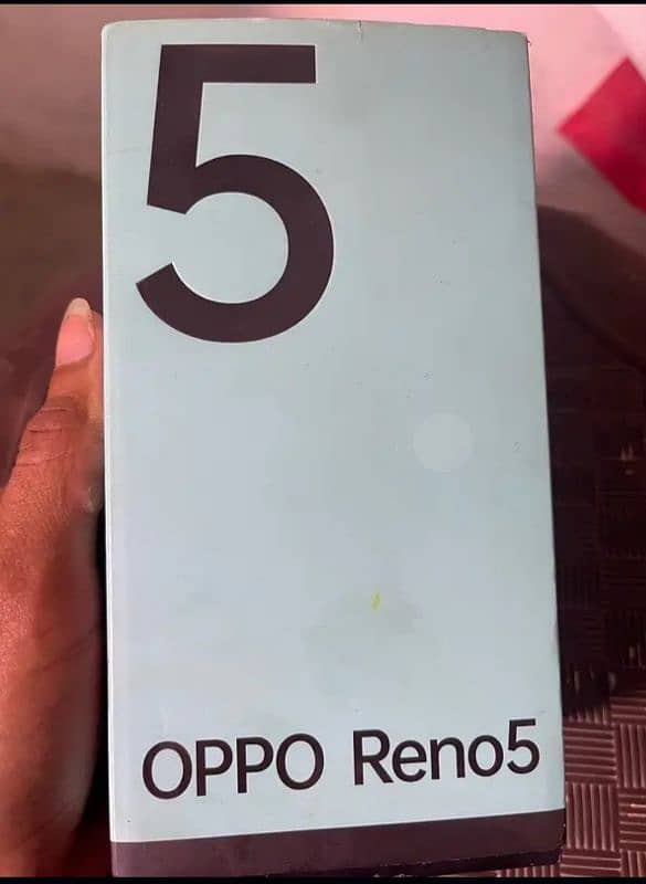 oppo reno 5 8.128 box sat h 10/10 candition halka sa shad h 1