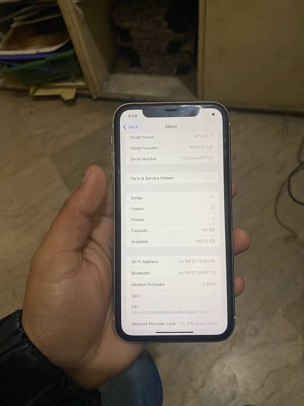 iPhone 11 64gb non pta eSIM non active 2