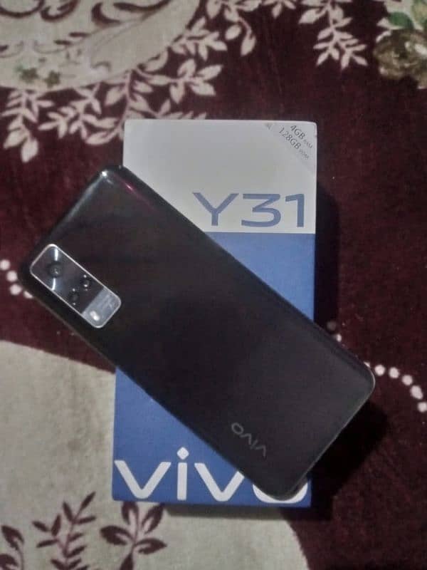 vivo y31 mobile for sel all ok with box good condition 3