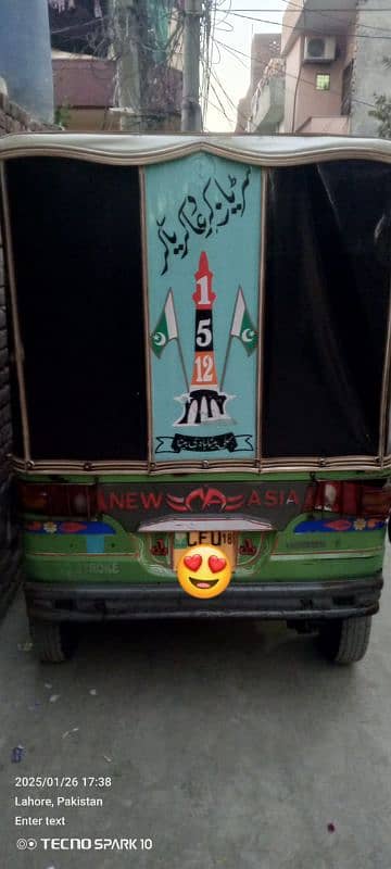 New Asia CNG 4 Stroke Auto Rickshaw 8