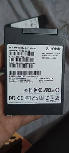 SSD SATA SanDisk 128gb for laptops